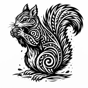 Swirly Squirrel